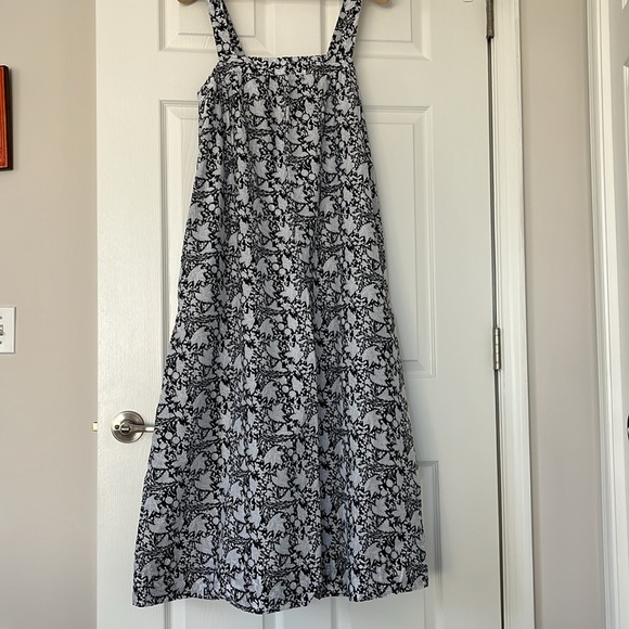 Club Monaco cotton and silk midi/maxi dress - Picture 2 of 12